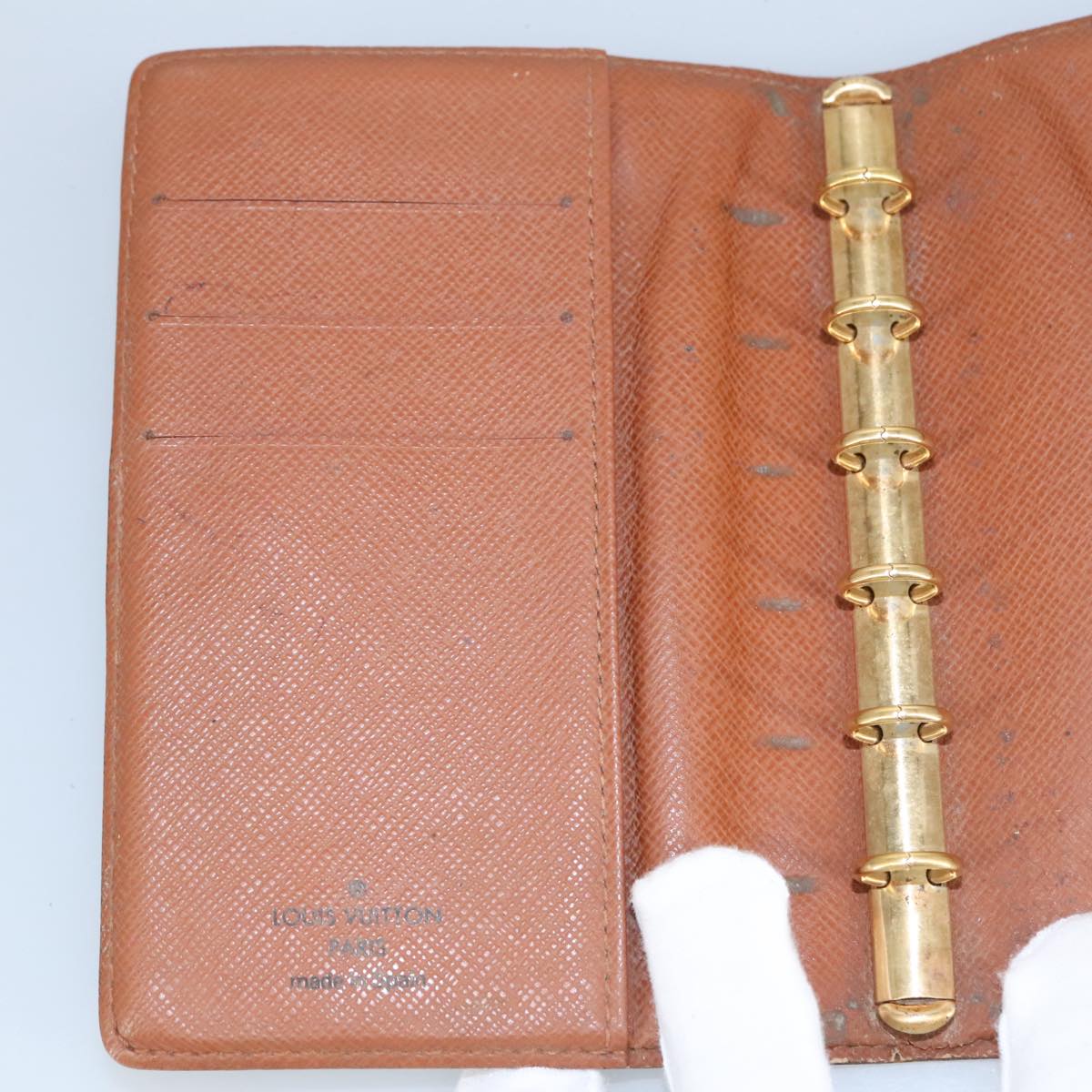 LOUIS VUITTON Epi Agenda PM Day Planner Cover Mocha R2009D LV hk1840
