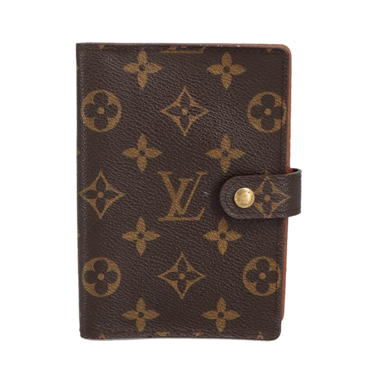 LOUIS VUITTON Monogram Agenda PM Day Planner Cover R20005 LV hk1841