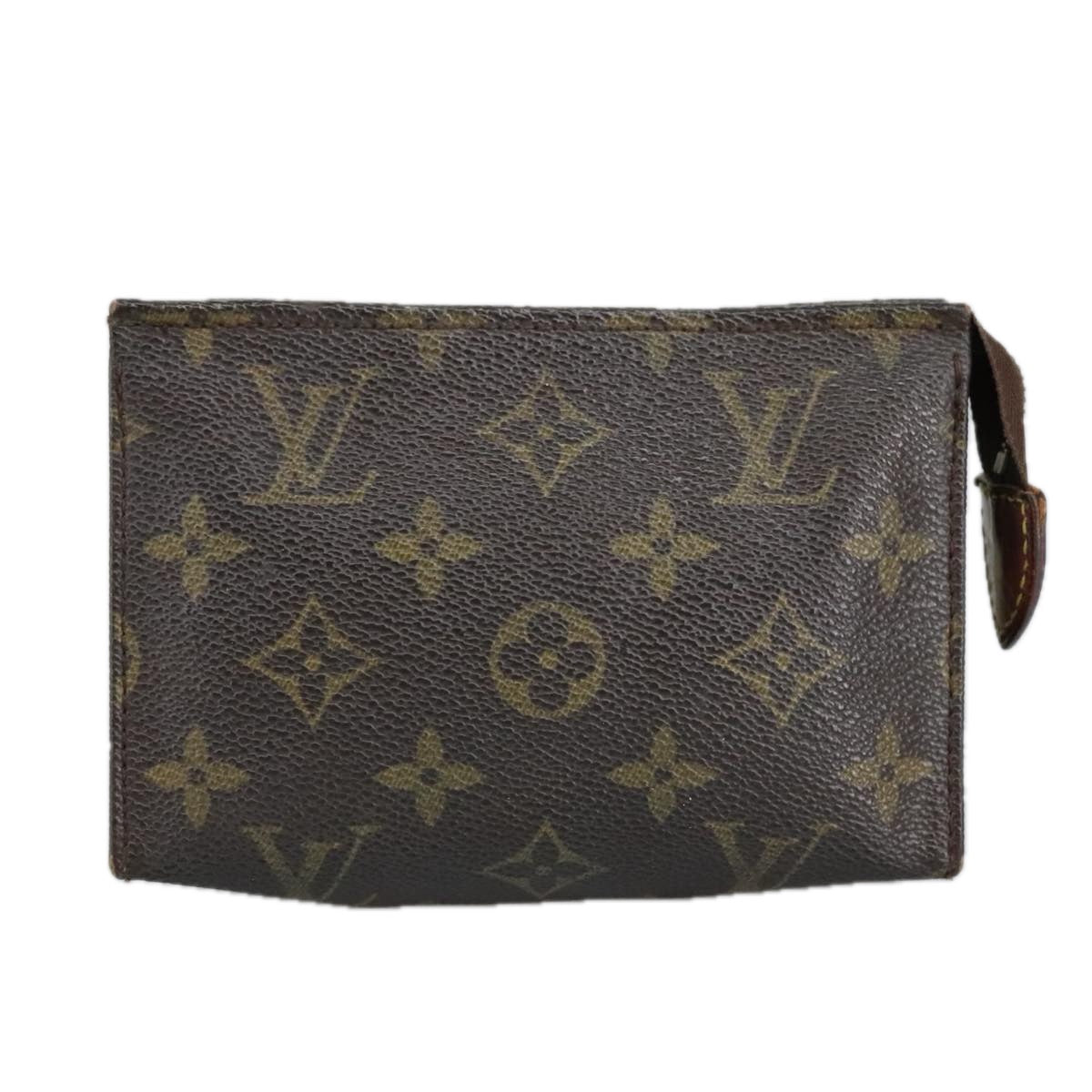 LOUIS VUITTON Monogram Poche Toilette 15 Pouch M47546 LV hk1859