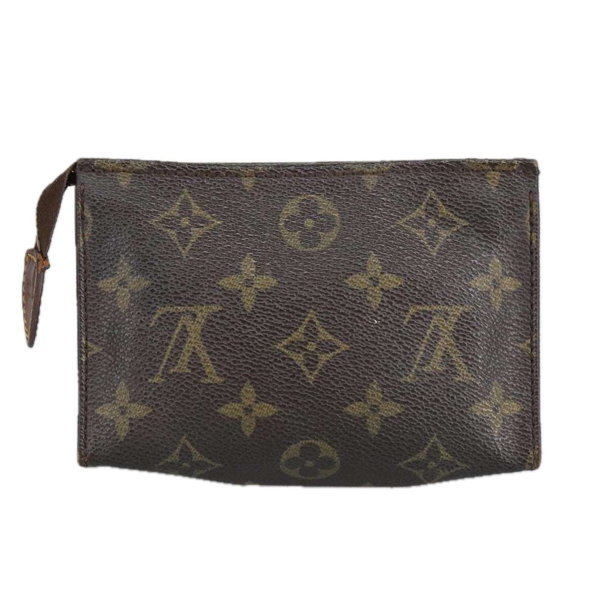 LOUIS VUITTON Monogram Poche Toilette 15 Pouch M47546 LV hk1859