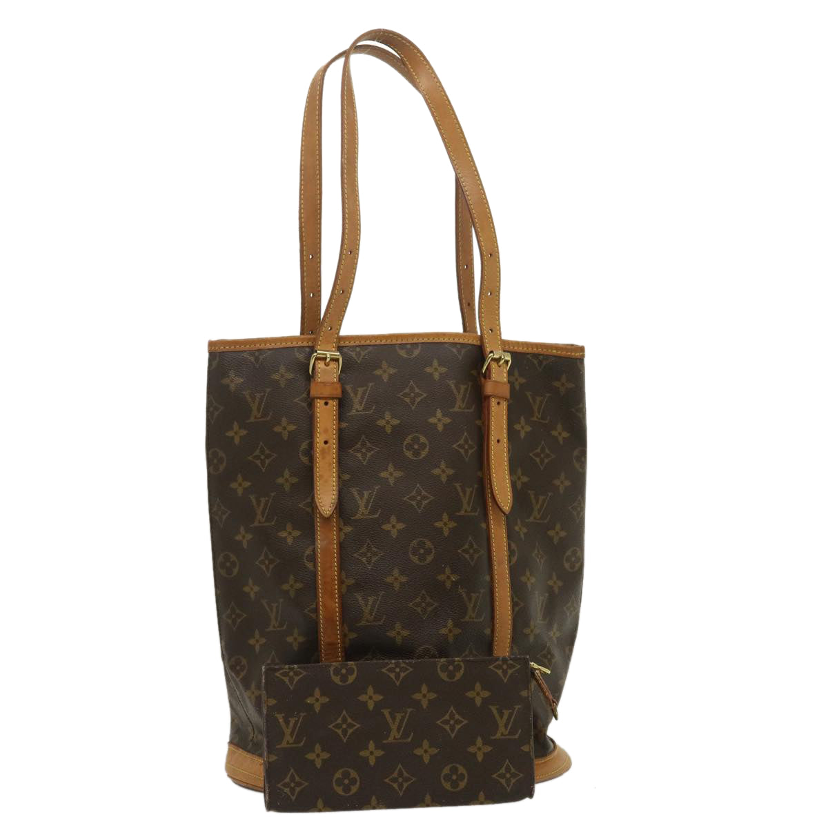 LOUIS VUITTON Monogram Bucket GM Shoulder Bag M42236 LV hk371