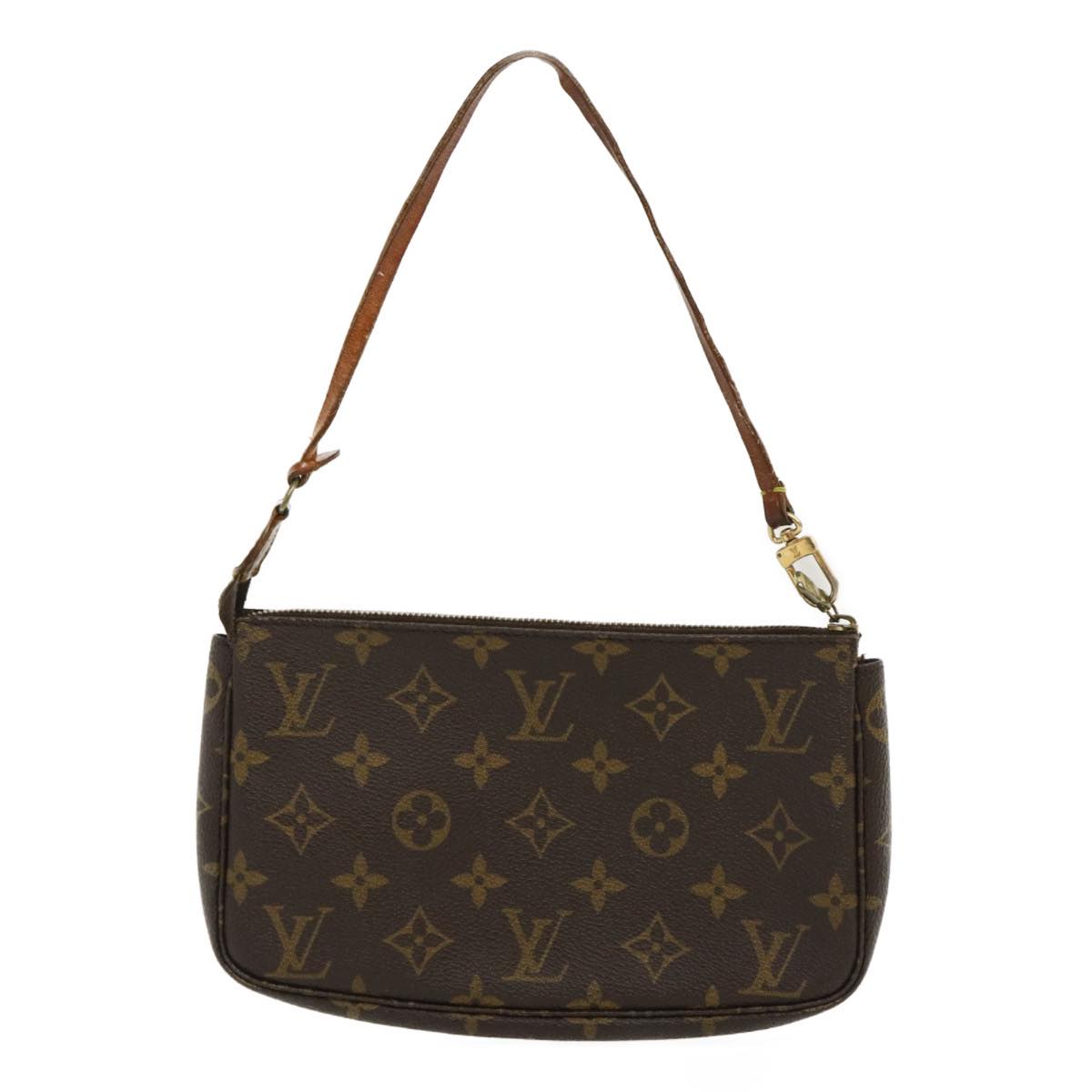 LOUIS VUITTON Monogram Pochette Accessoires Pouch M51980 LV hk390