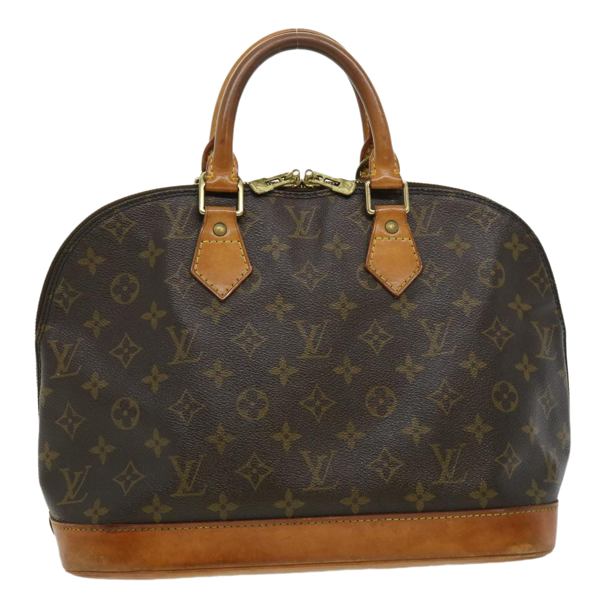LOUIS VUITTON Monogram Alma Hand Bag M51130 LV hk432