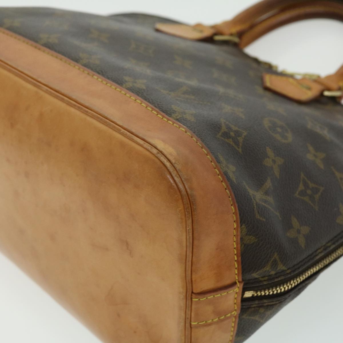 LOUIS VUITTON Monogram Alma Hand Bag M51130 LV hk432