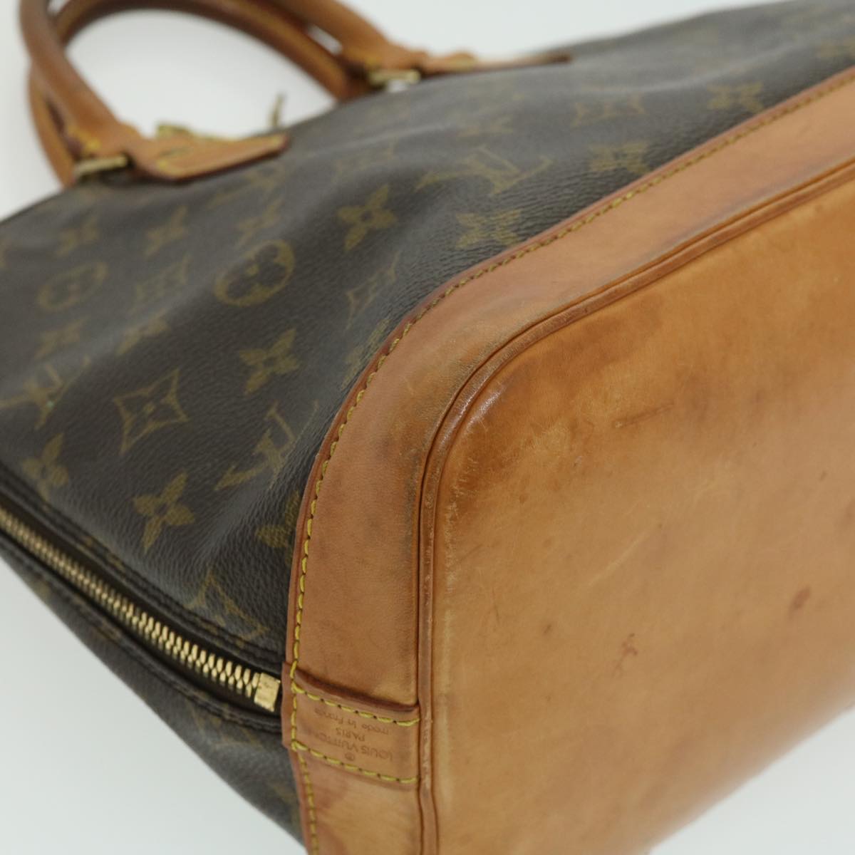 LOUIS VUITTON Monogram Alma Hand Bag M51130 LV hk432