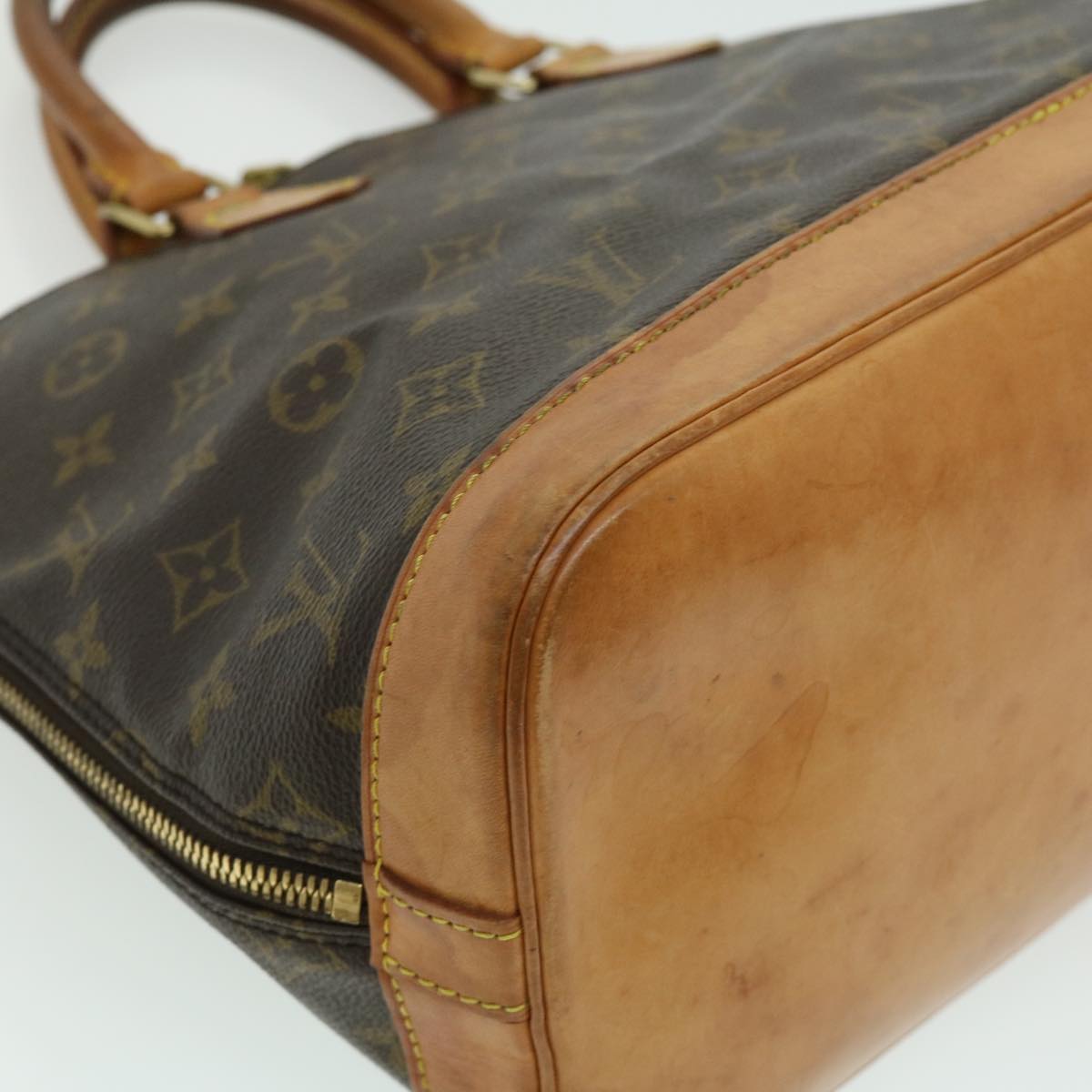 LOUIS VUITTON Monogram Alma Hand Bag M51130 LV hk432