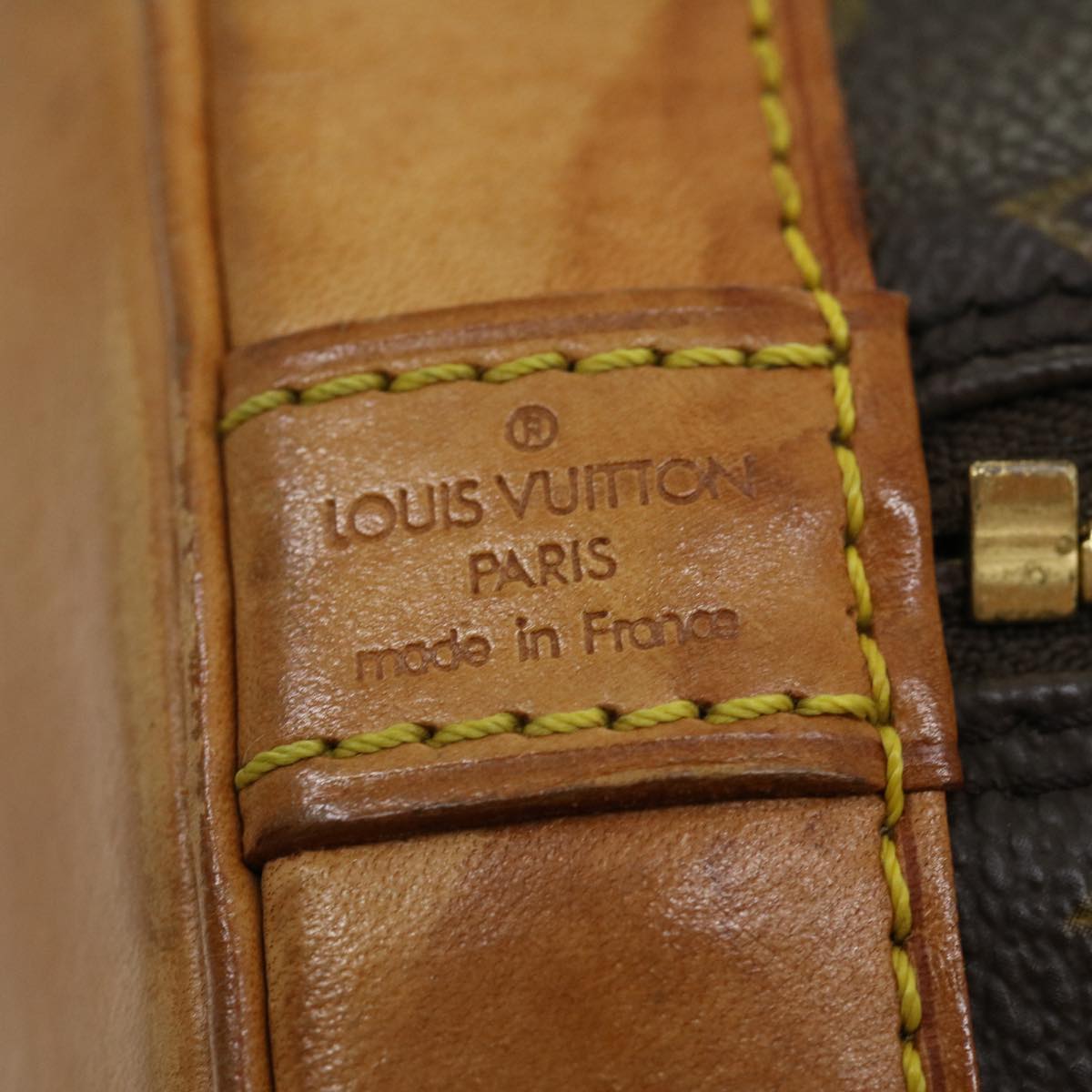 LOUIS VUITTON Monogram Alma Hand Bag M51130 LV hk432