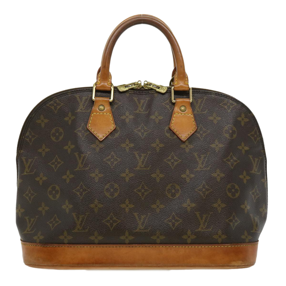 LOUIS VUITTON Monogram Alma Hand Bag M51130 LV hk432