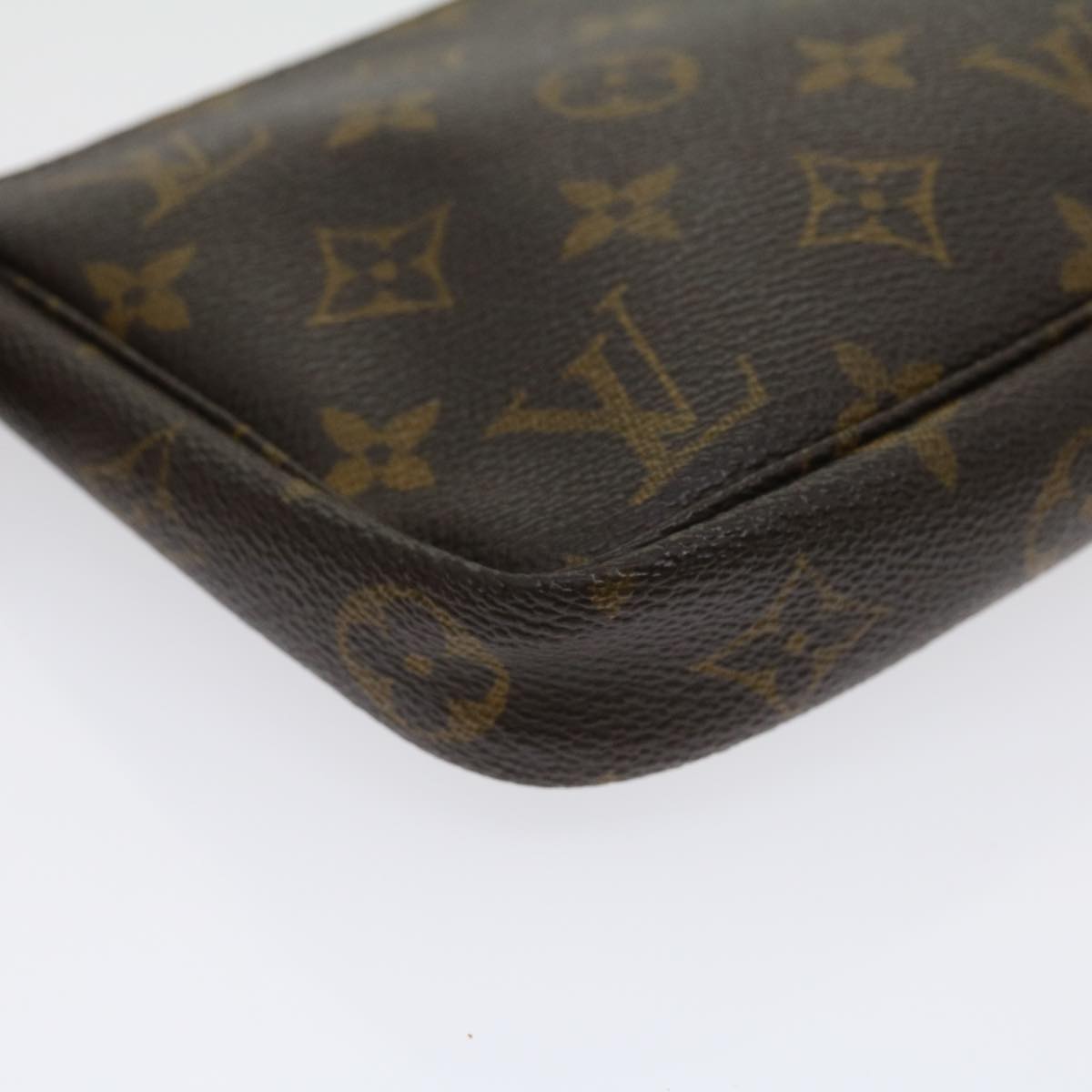 LOUIS VUITTON Monogram Pochette Accessoires Pouch M51980 LV hk460