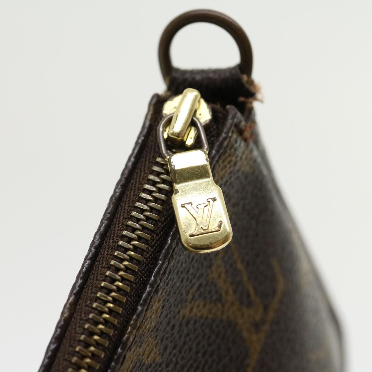 LOUIS VUITTON Monogram Pochette Accessoires Pouch M51980 LV hk460