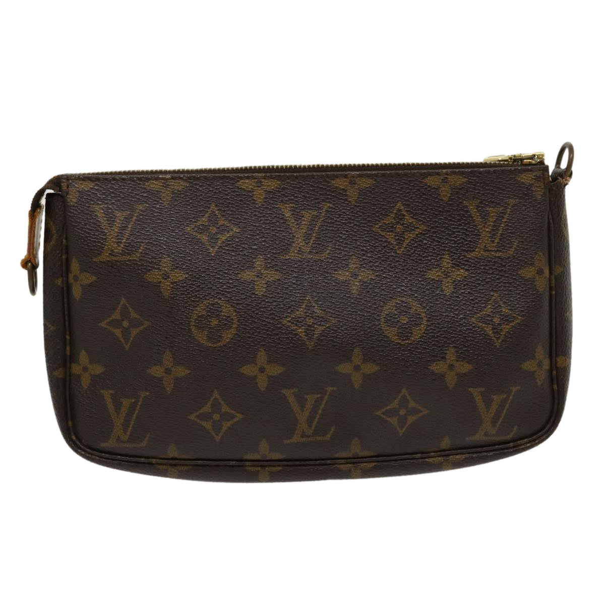 LOUIS VUITTON Monogram Pochette Accessoires Pouch M51980 LV hk460