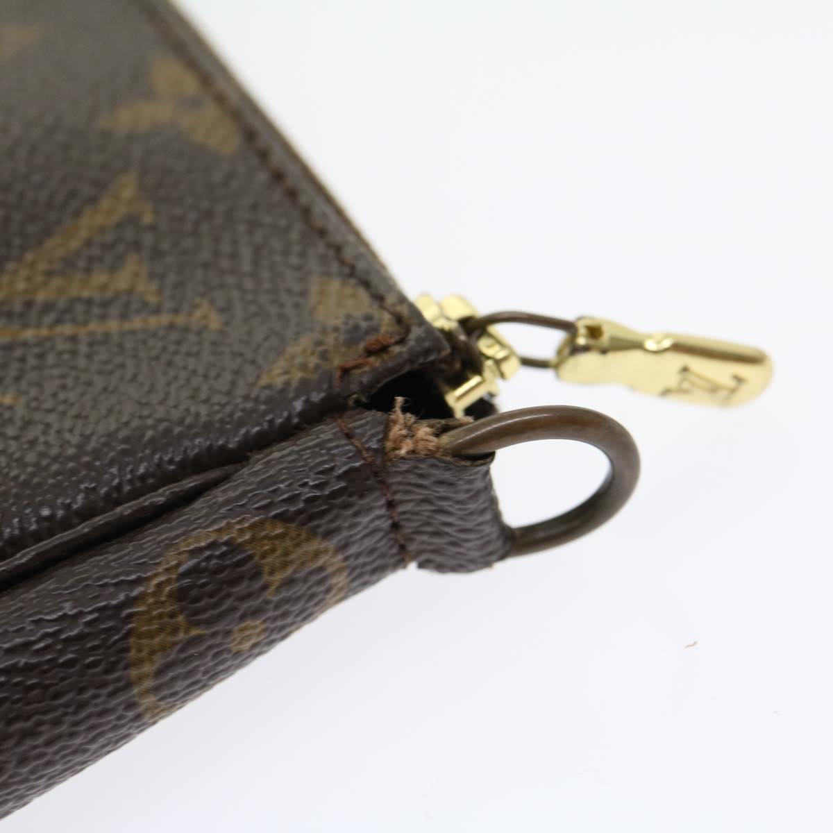 LOUIS VUITTON Monogram Pochette Accessoires Pouch M51980 LV hk460