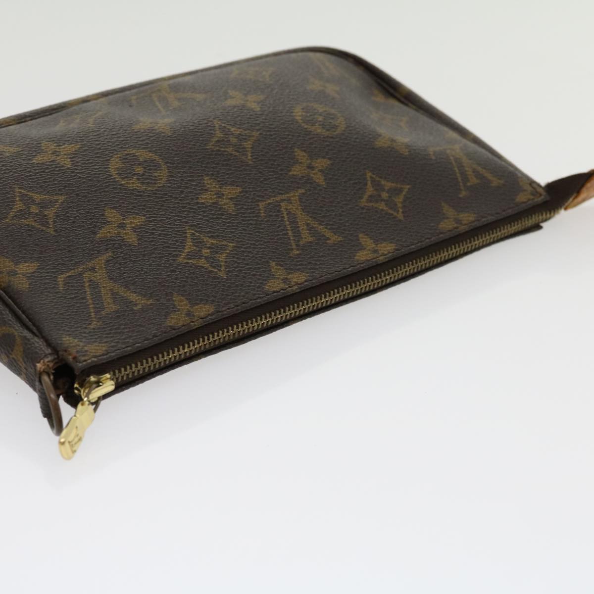 LOUIS VUITTON Monogram Pochette Accessoires Pouch M51980 LV hk460
