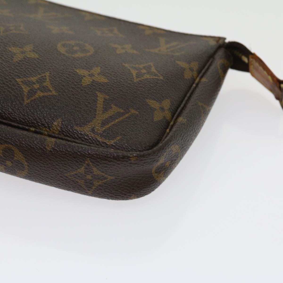 LOUIS VUITTON Monogram Pochette Accessoires Pouch M51980 LV hk460