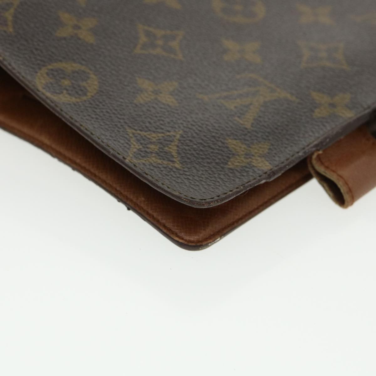 LOUIS VUITTON Monogram Agenda MM Day Planner Cover R20105 LV hk479