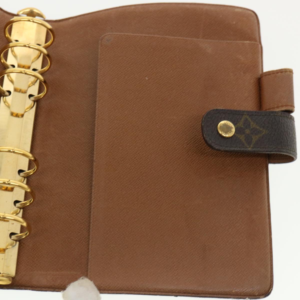 LOUIS VUITTON Monogram Agenda MM Day Planner Cover R20105 LV hk479