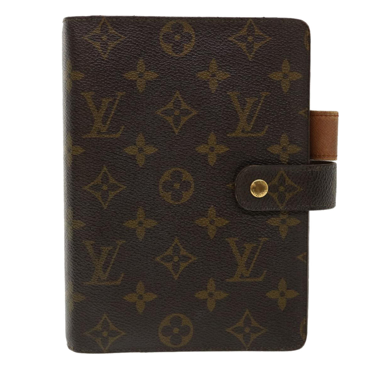 LOUIS VUITTON Monogram Agenda MM Day Planner Cover R20105 LV hk479