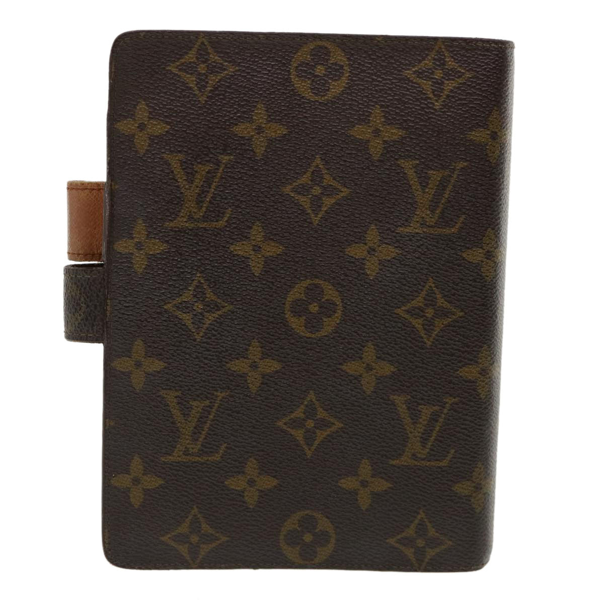 LOUIS VUITTON Monogram Agenda MM Day Planner Cover R20105 LV hk479