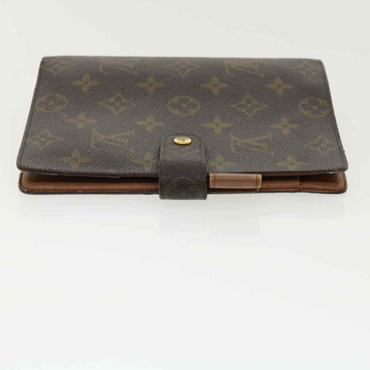 LOUIS VUITTON Monogram Agenda MM Day Planner Cover R20105 LV hk479