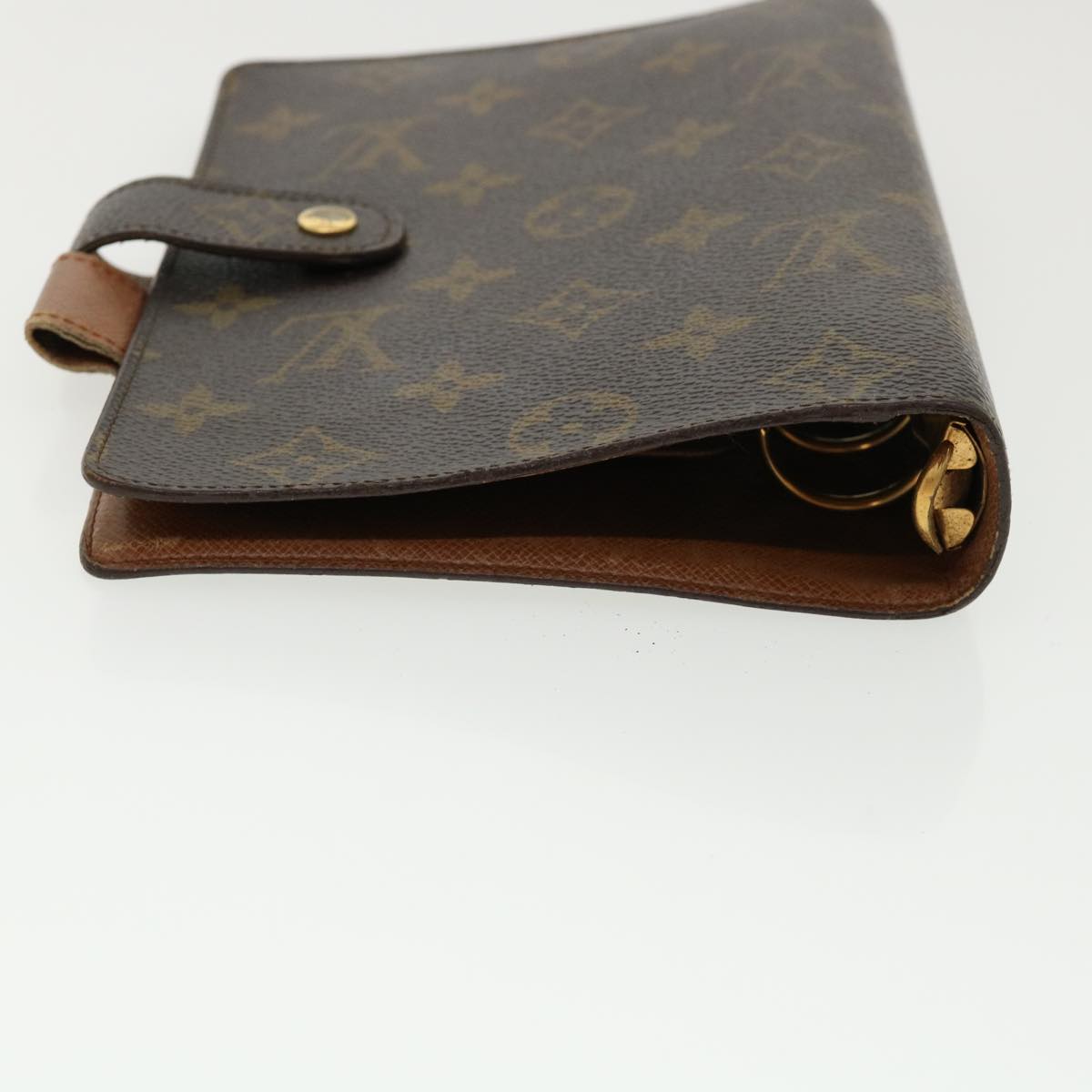 LOUIS VUITTON Monogram Agenda MM Day Planner Cover R20105 LV hk479