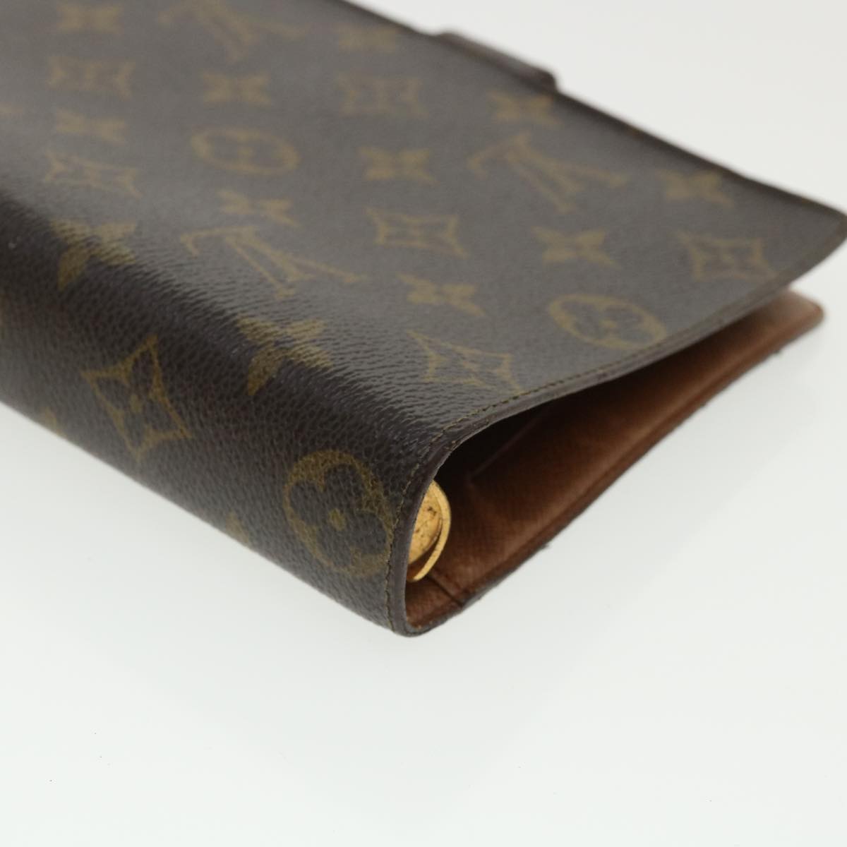 LOUIS VUITTON Monogram Agenda MM Day Planner Cover R20105 LV hk479
