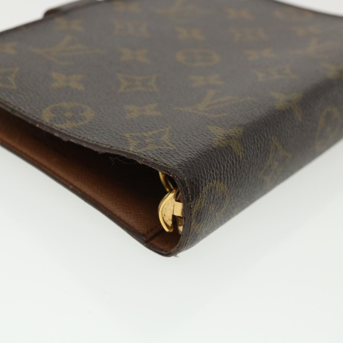 LOUIS VUITTON Monogram Agenda MM Day Planner Cover R20105 LV hk479