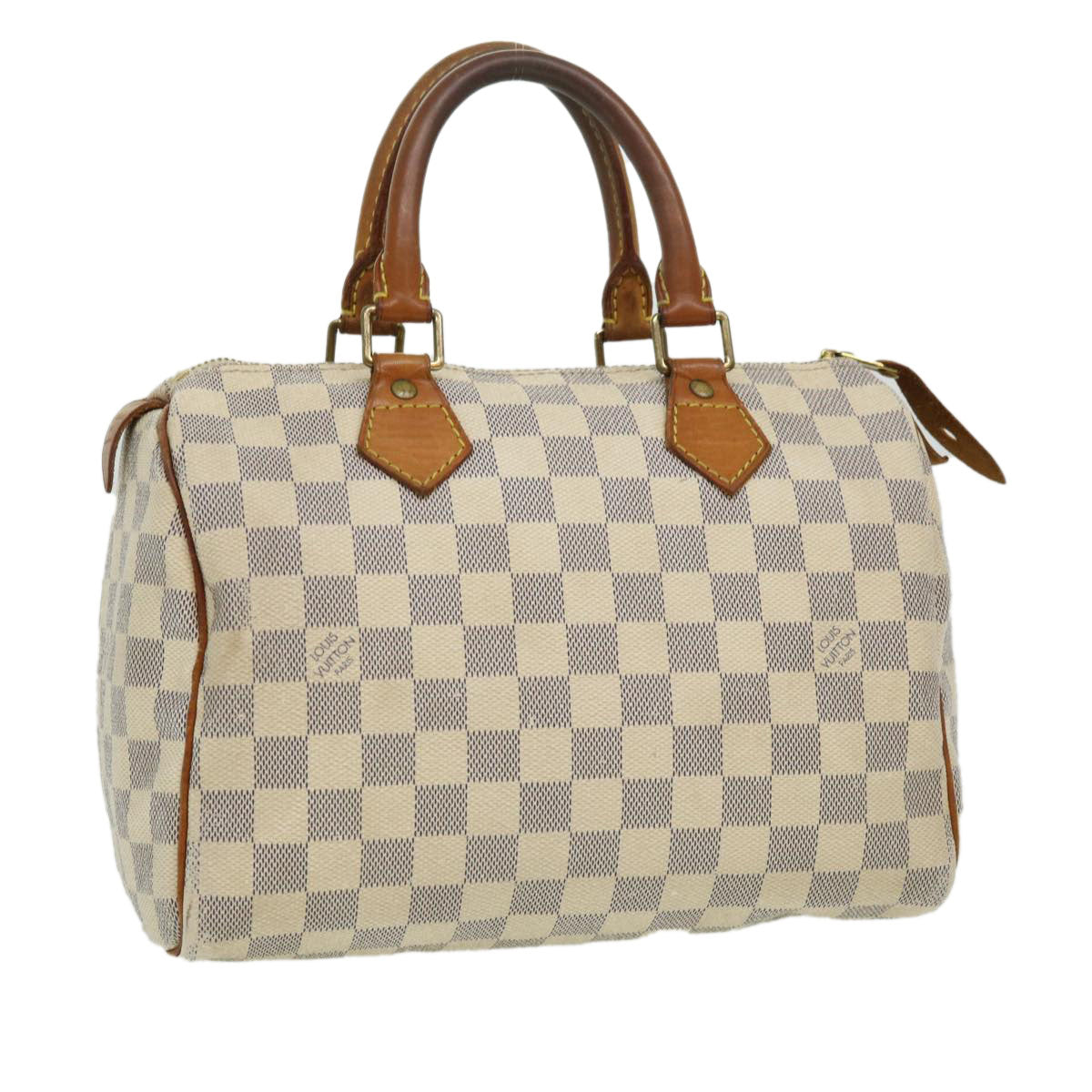 LOUIS VUITTON Damier Azur Speedy 25 Hand Bag N41534 LV hk480