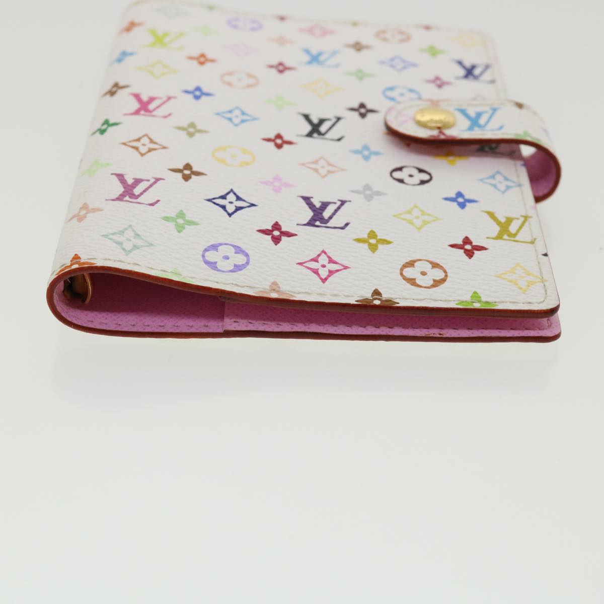LOUIS VUITTON Multicolor Agenda PM Day Planner Cover White R21074 LV hk543
