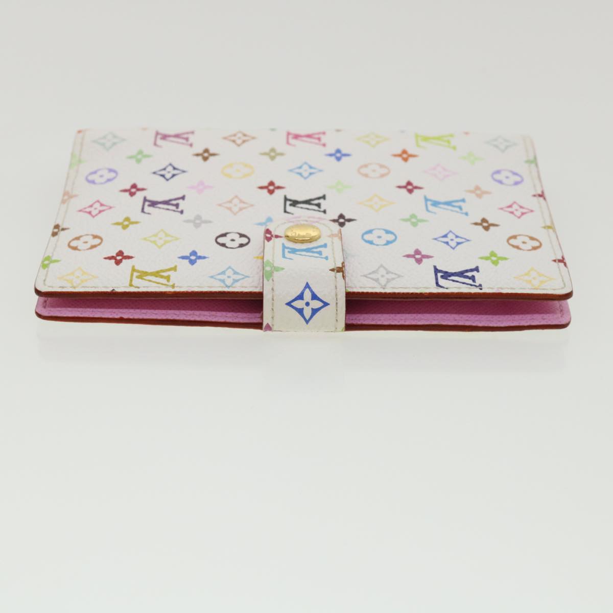 LOUIS VUITTON Multicolor Agenda PM Day Planner Cover White R21074 LV hk543