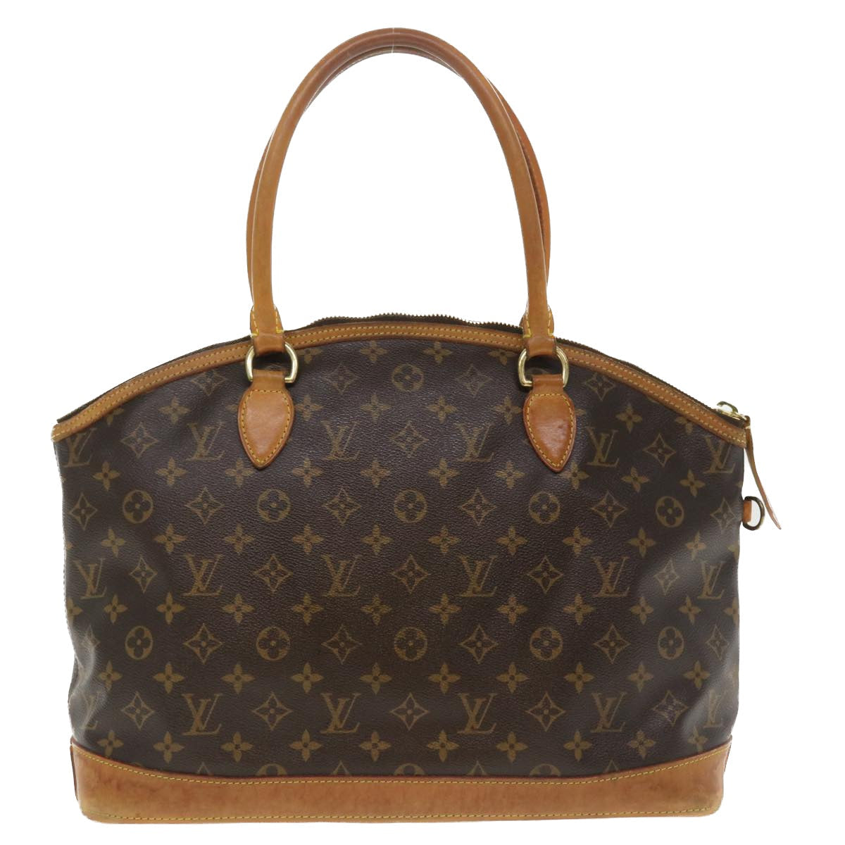 LOUIS VUITTON Monogram Lockit Horizontal Hand Bag M40104 LV hk589