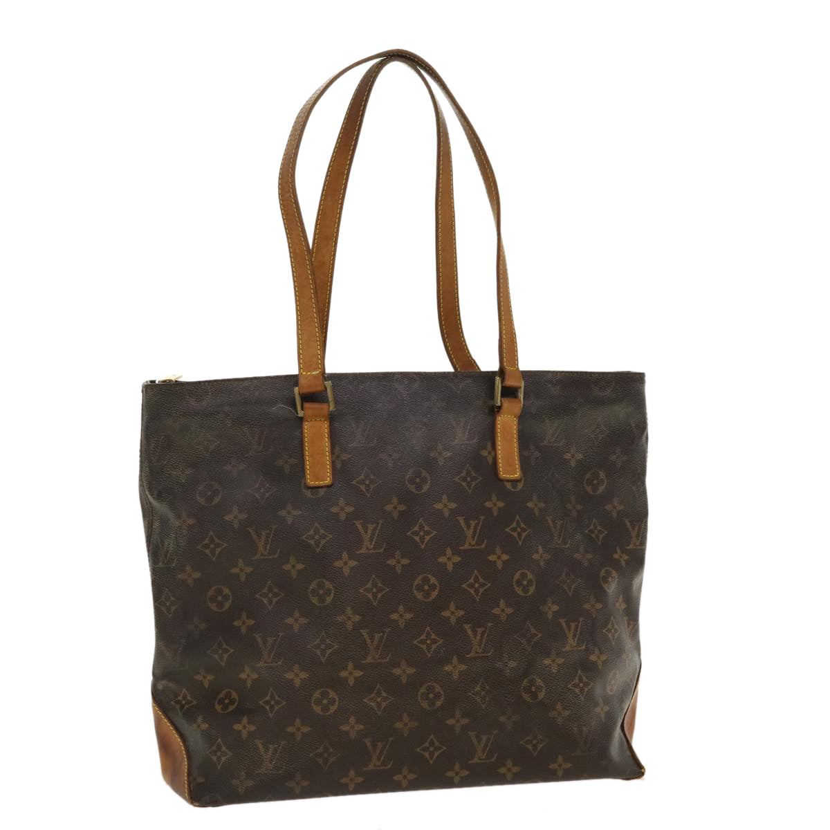LOUIS VUITTON Monogram Cabas Mezzo Tote Bag M51151 LV hk608