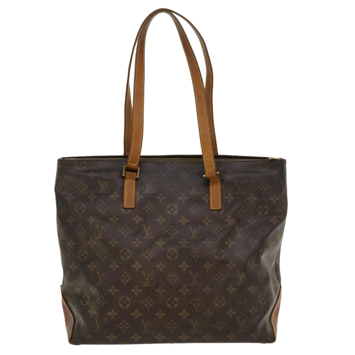 LOUIS VUITTON Monogram Cabas Mezzo Tote Bag M51151 LV hk608