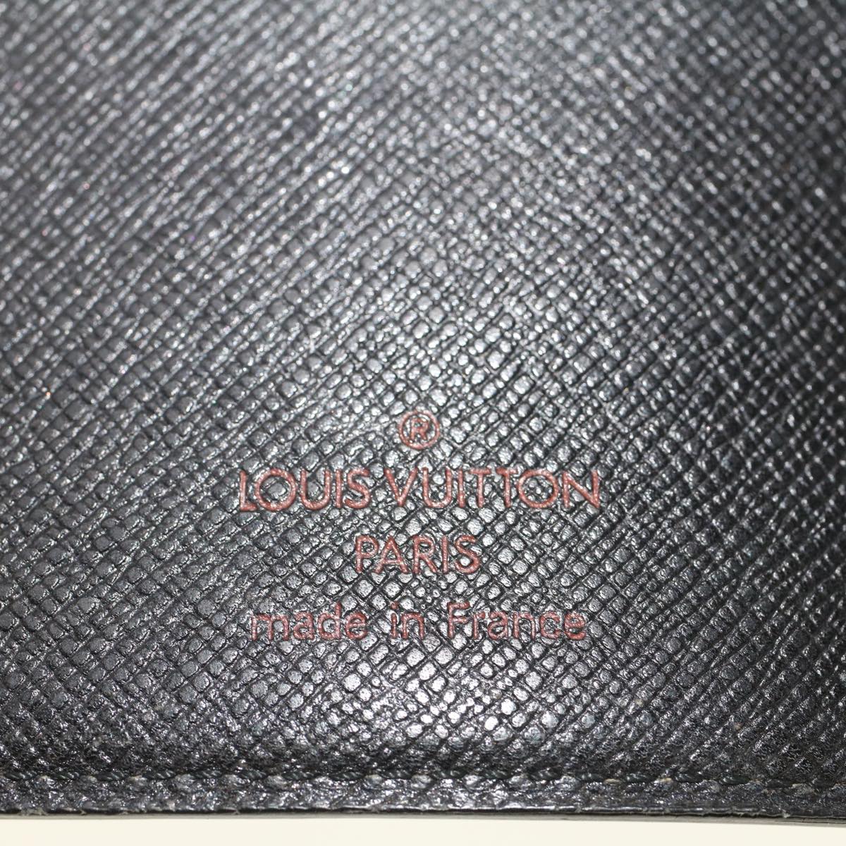 LOUIS VUITTON Epi Agenda MM Day Planner Cover Black R20042 LV hk711