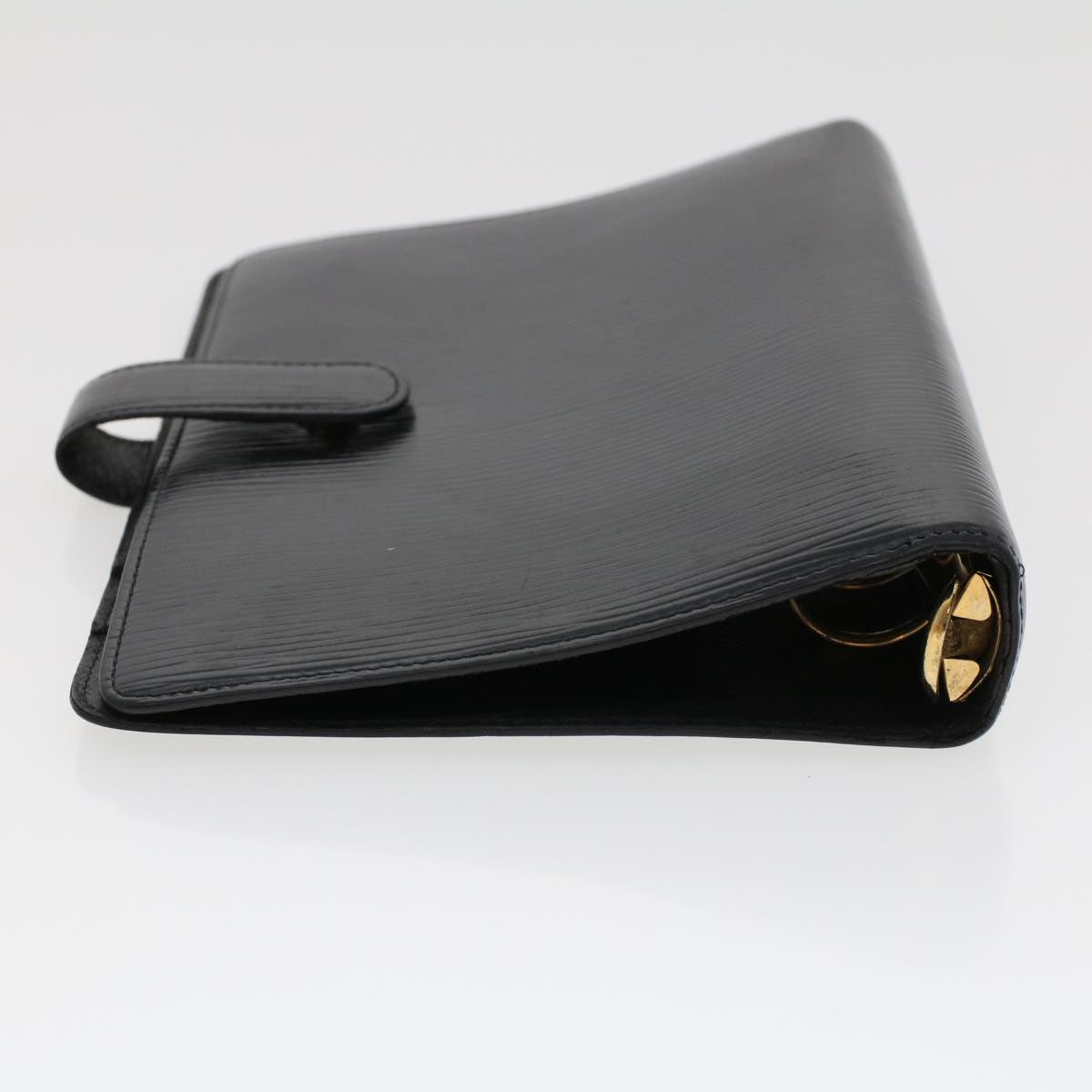 LOUIS VUITTON Epi Agenda MM Day Planner Cover Black R20042 LV hk711
