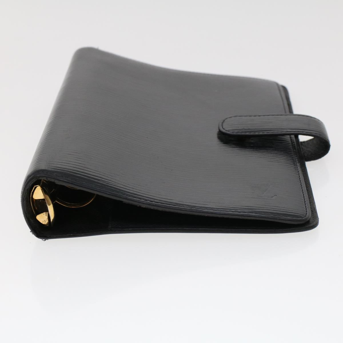 LOUIS VUITTON Epi Agenda MM Day Planner Cover Black R20042 LV hk711