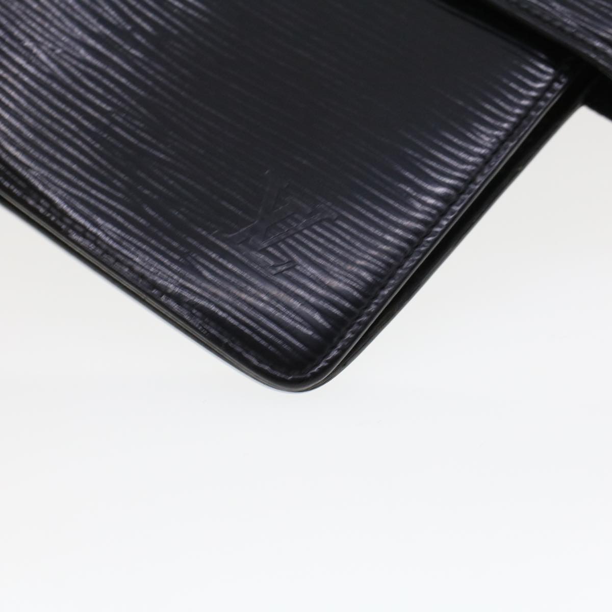 LOUIS VUITTON Epi Agenda MM Day Planner Cover Black R20042 LV hk711