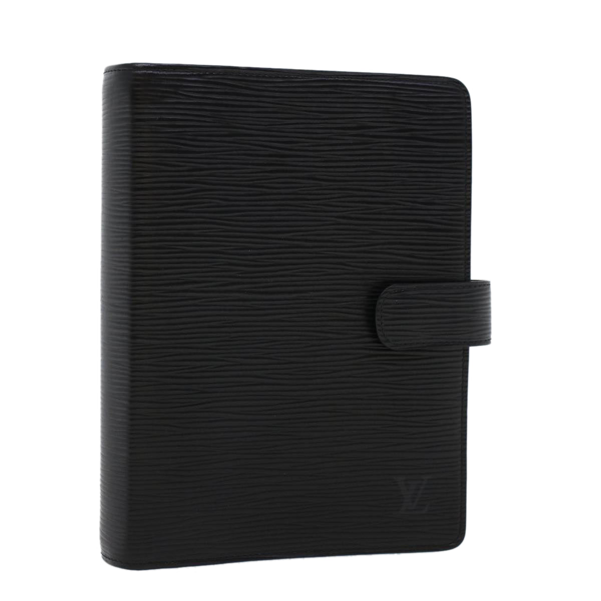 LOUIS VUITTON Epi Agenda MM Day Planner Cover Black R20042 LV hk713