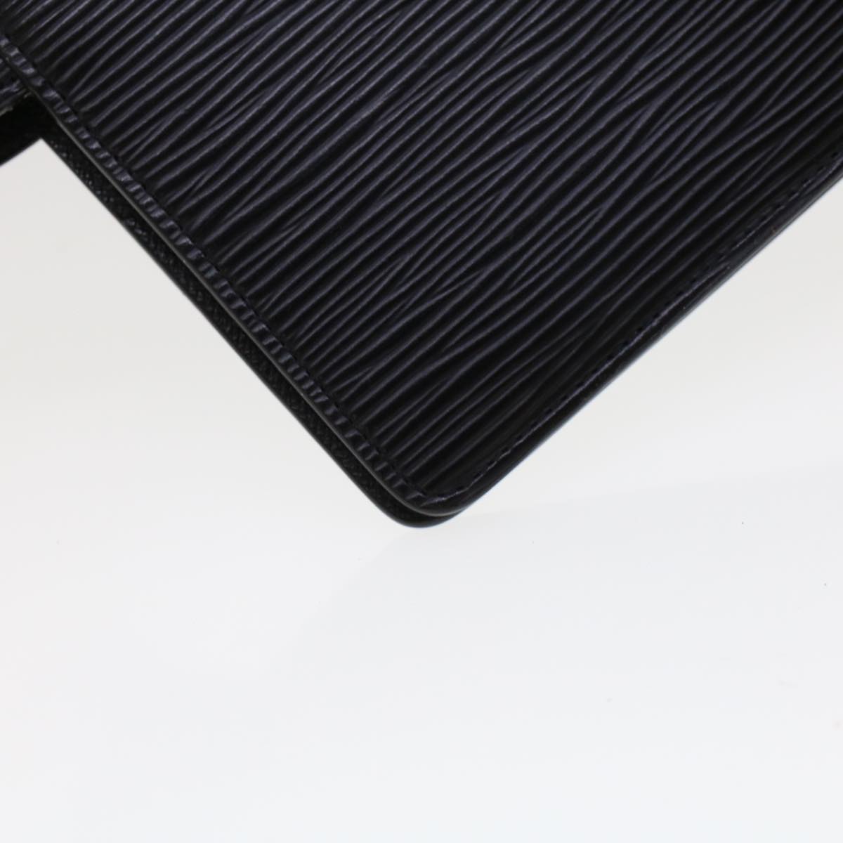 LOUIS VUITTON Epi Agenda MM Day Planner Cover Black R20042 LV hk713