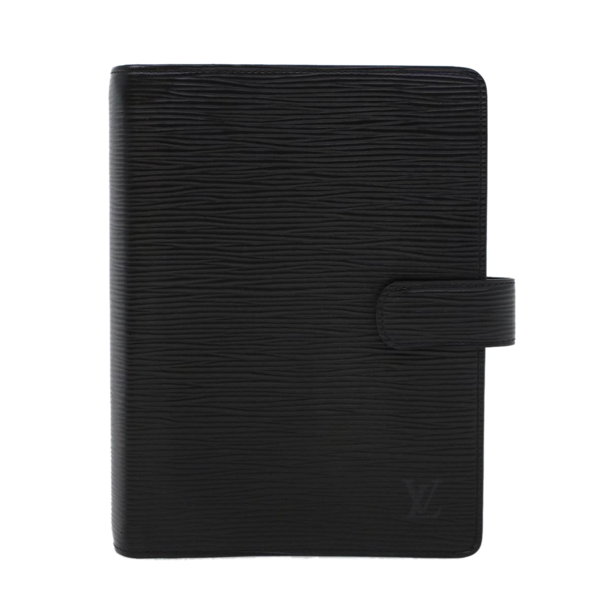LOUIS VUITTON Epi Agenda MM Day Planner Cover Black R20042 LV hk713
