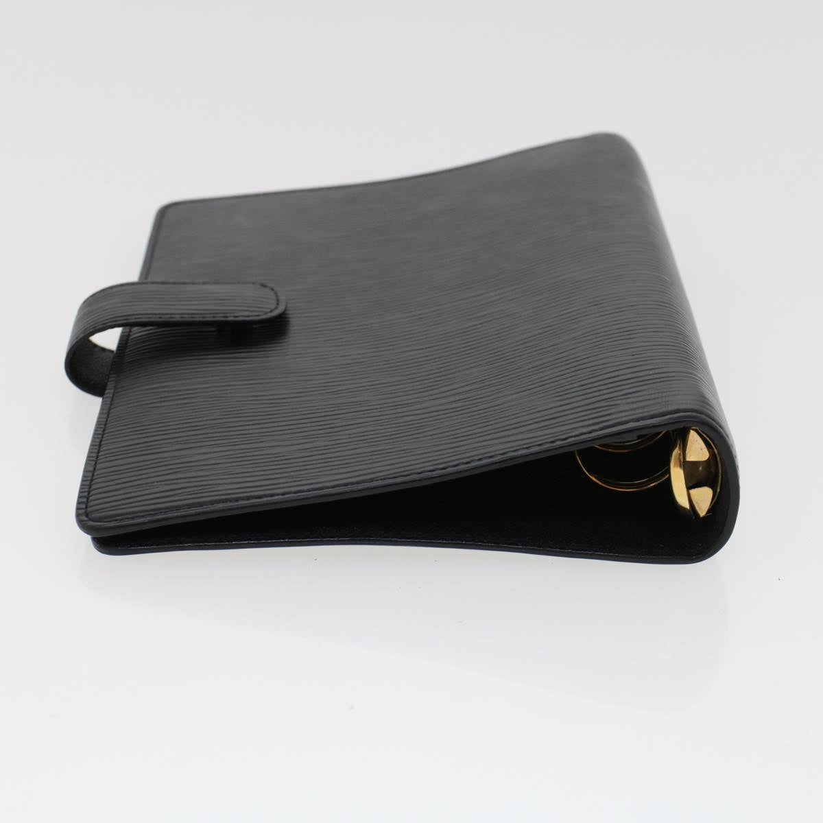LOUIS VUITTON Epi Agenda MM Day Planner Cover Black R20042 LV hk713