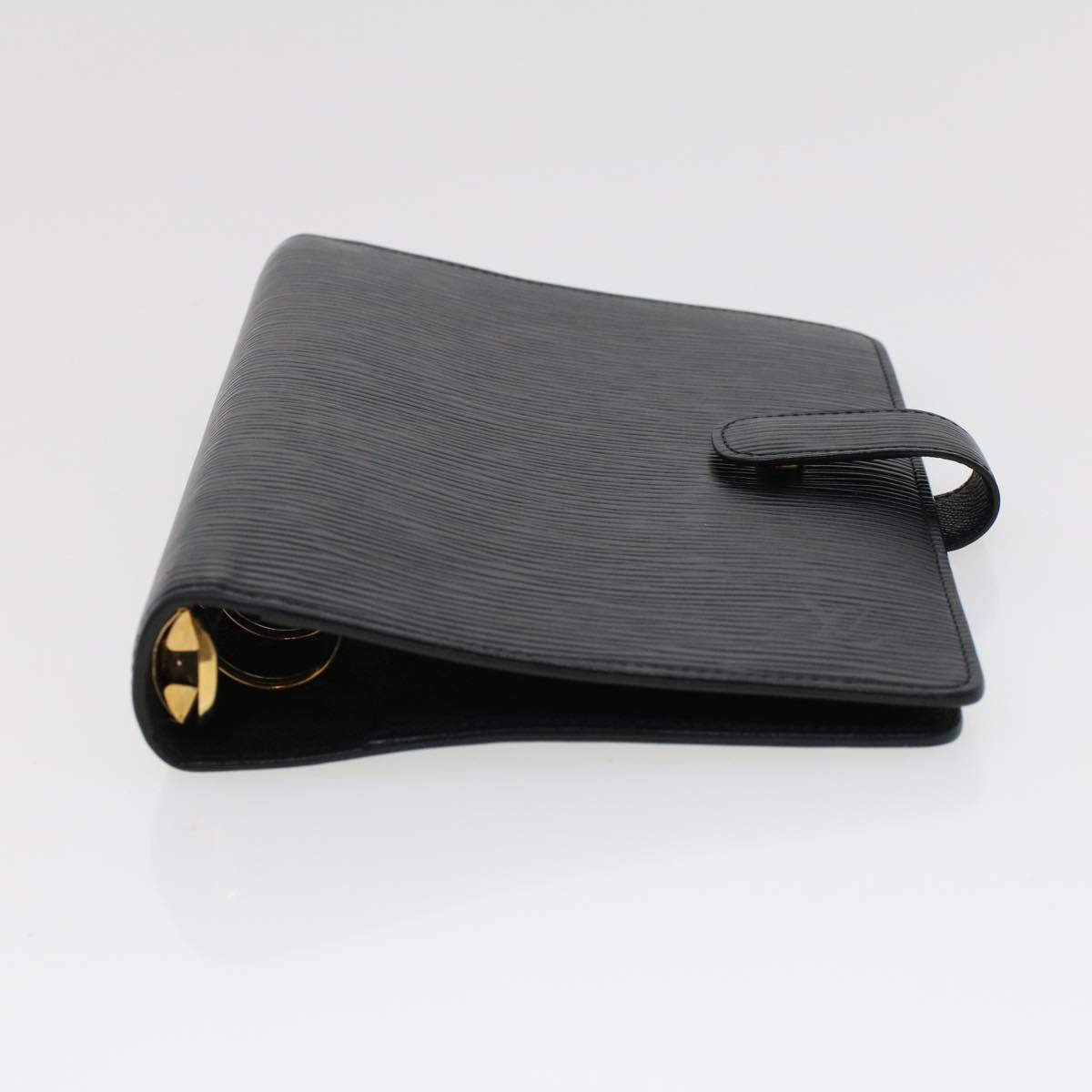 LOUIS VUITTON Epi Agenda MM Day Planner Cover Black R20042 LV hk713