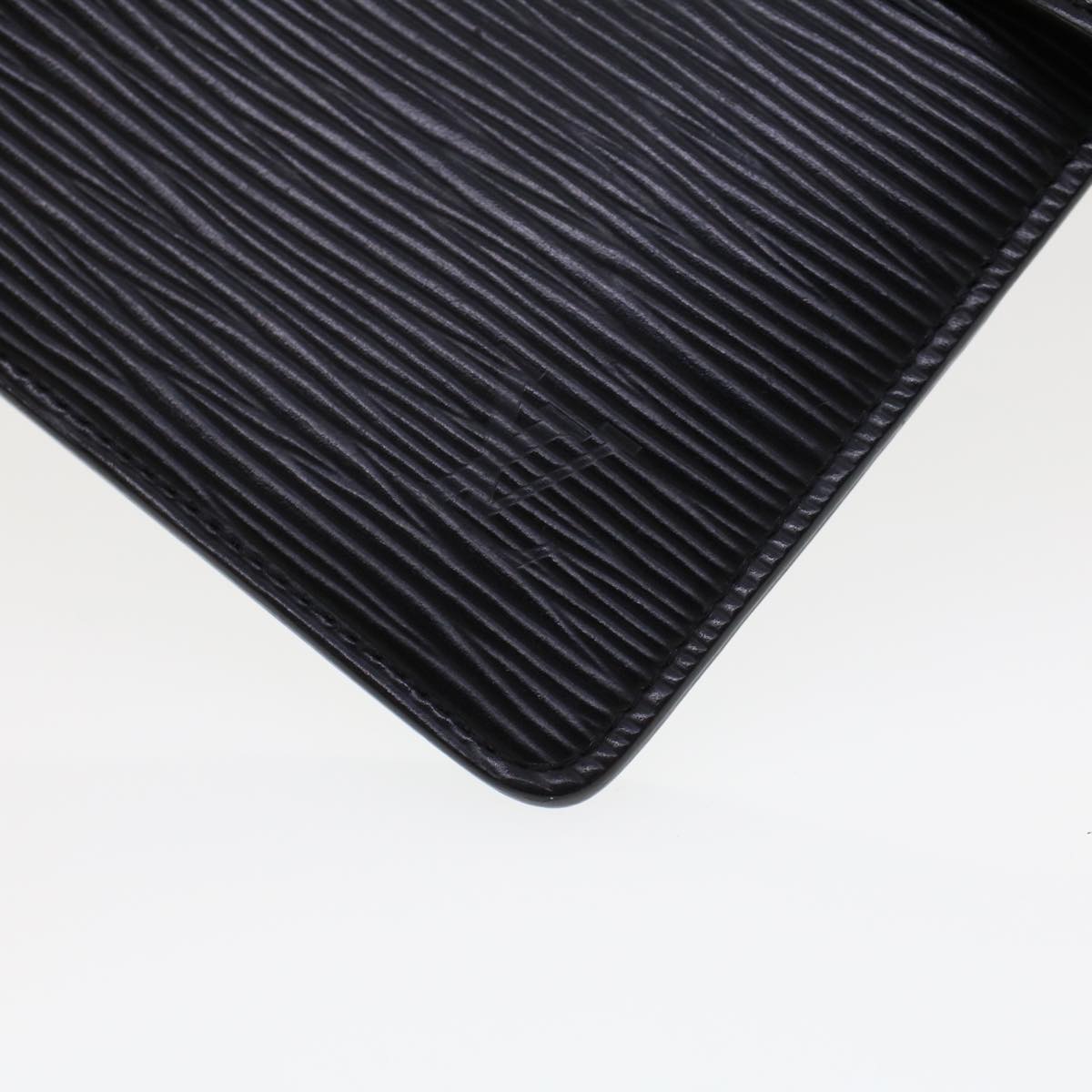 LOUIS VUITTON Epi Agenda MM Day Planner Cover Black R20042 LV hk713