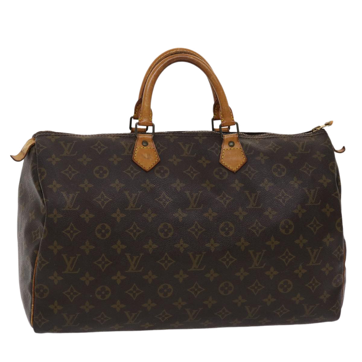LOUIS VUITTON Monogram Speedy 40 Hand Bag M41522 LV hk730