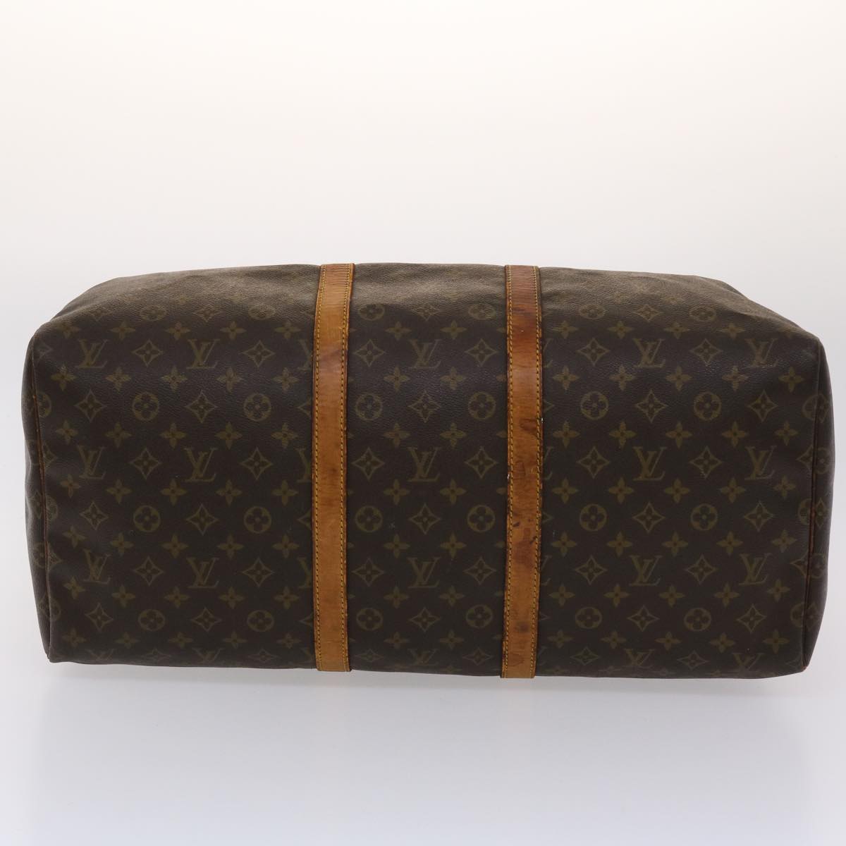 LOUIS VUITTON Monogram Keepall 55 Boston Bag M41424 LV hk734
