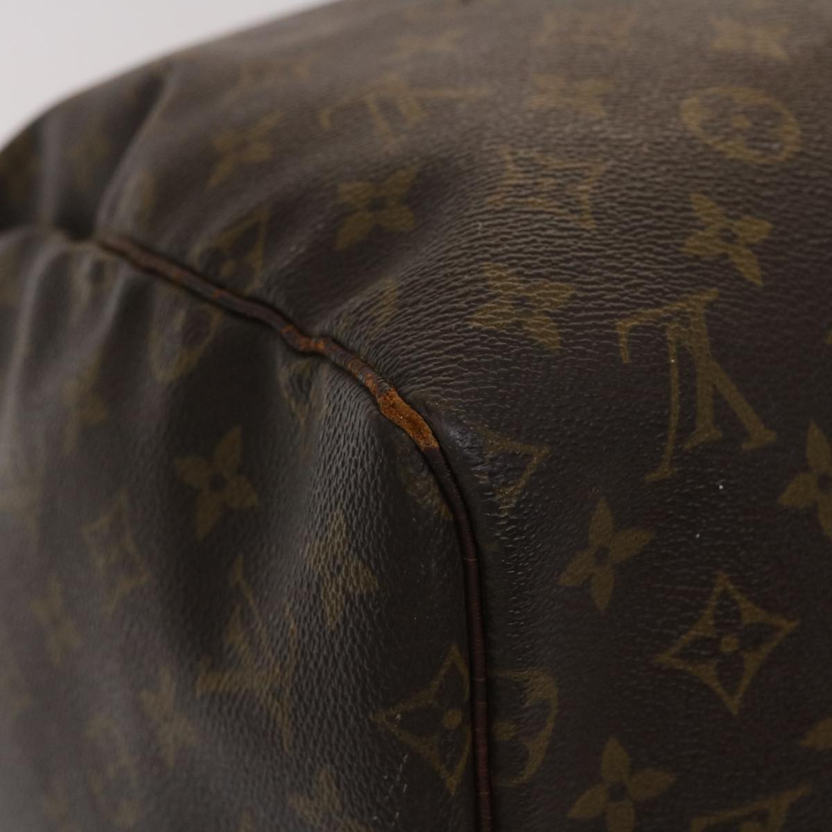 LOUIS VUITTON Monogram Keepall 55 Boston Bag M41424 LV hk734