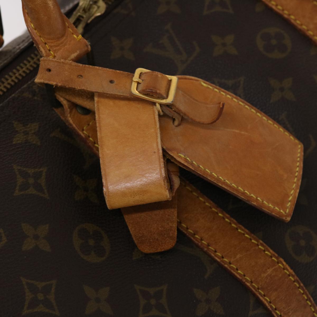 LOUIS VUITTON Monogram Keepall 55 Boston Bag M41424 LV hk734