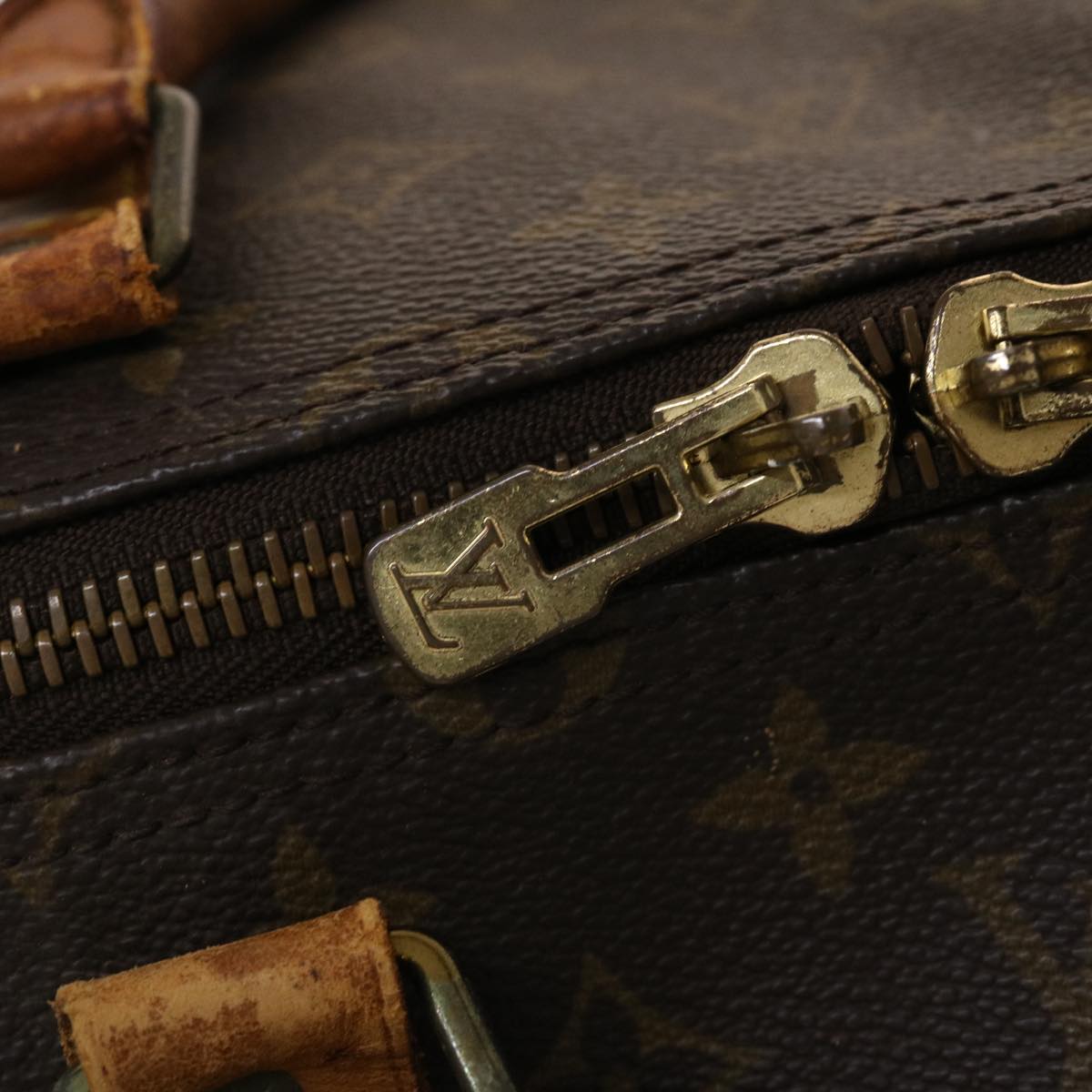 LOUIS VUITTON Monogram Keepall 55 Boston Bag M41424 LV hk734