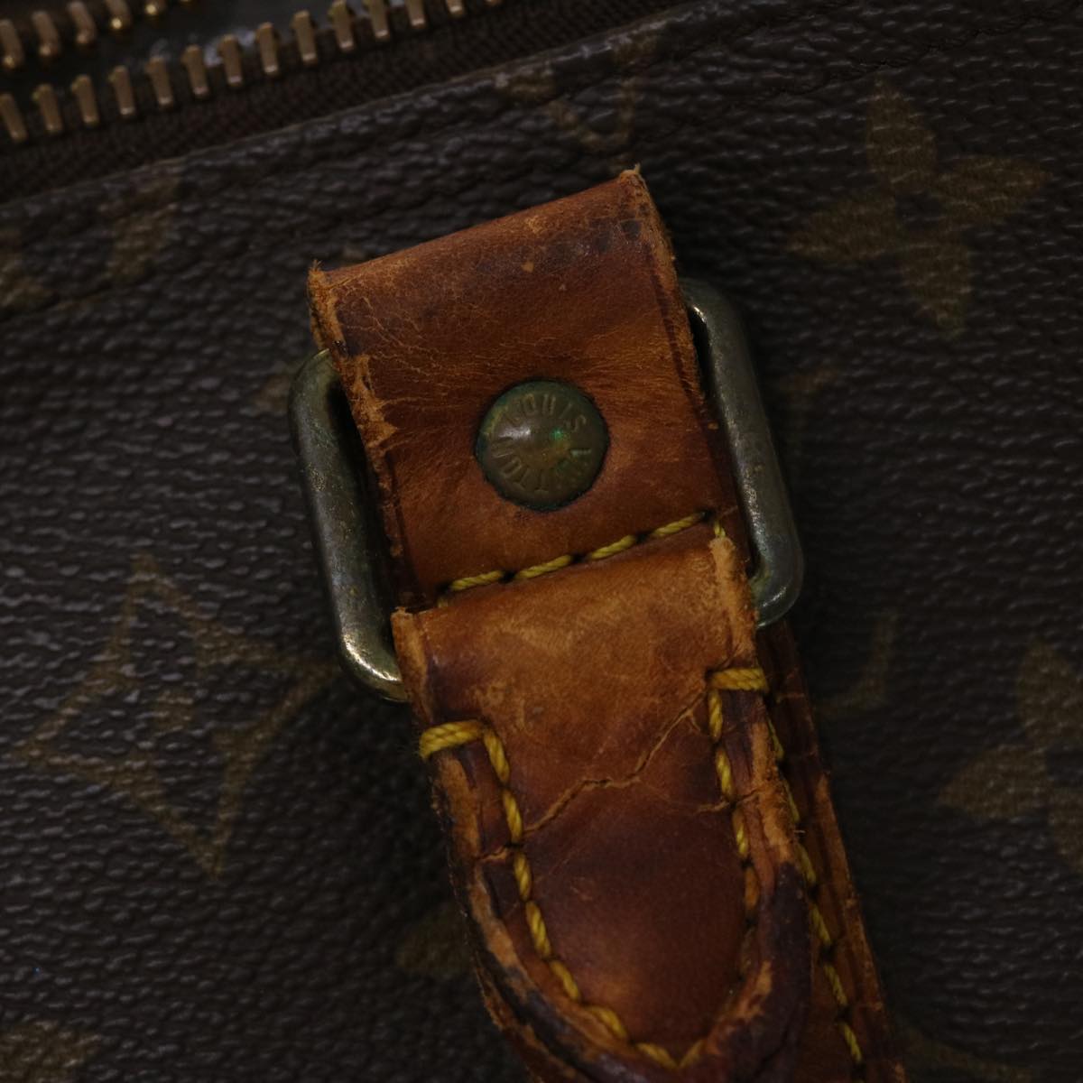 LOUIS VUITTON Monogram Keepall 55 Boston Bag M41424 LV hk734