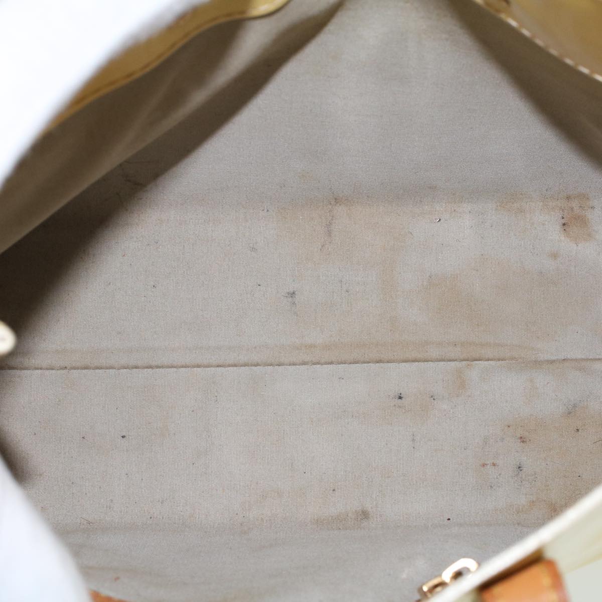 LOUIS VUITTON Monogram Vernis Reade PM Hand Bag Perle M91336 LV hk740