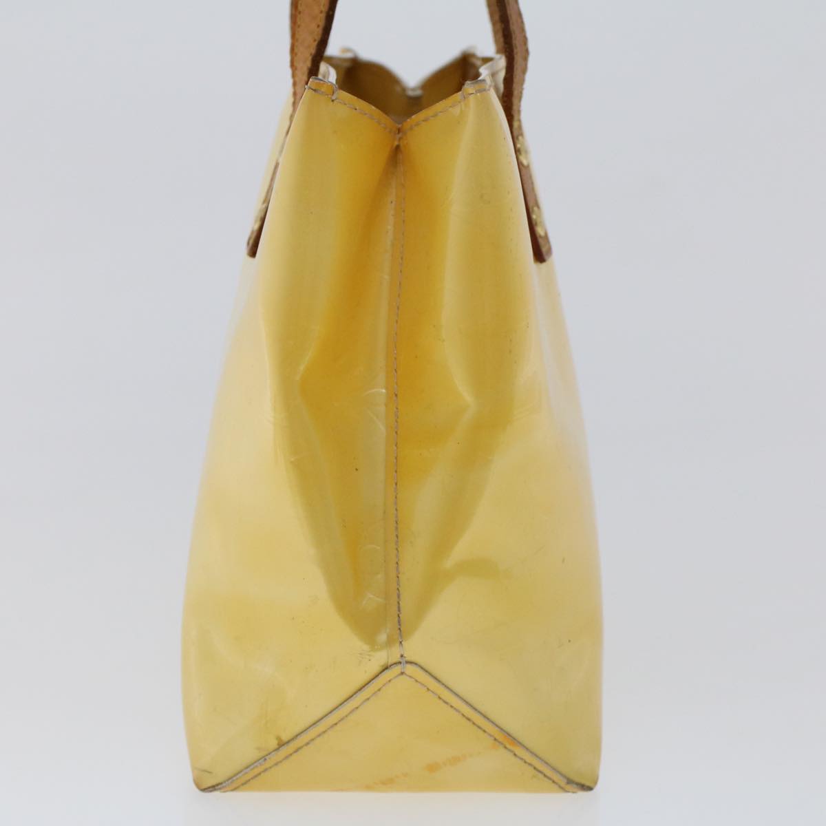 LOUIS VUITTON Monogram Vernis Reade PM Hand Bag Perle M91336 LV hk740